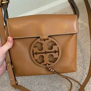Tory Burch Miller crossbody camel purse